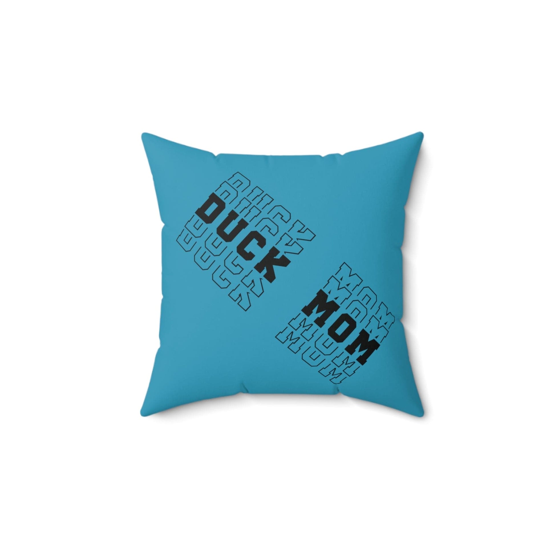 Home Decor 14" × 14" Colligate Duck Mom Throw Pillow