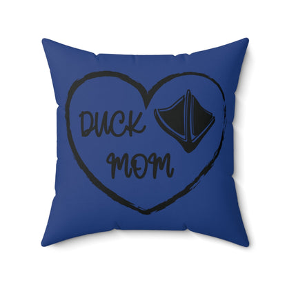 Home Decor 20" × 20" Duck Mom Throw Pillow, Mom Gift,