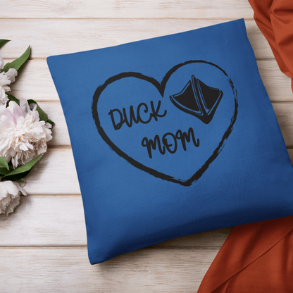 Home Decor Duck Mom Throw Pillow, Mom Gift,