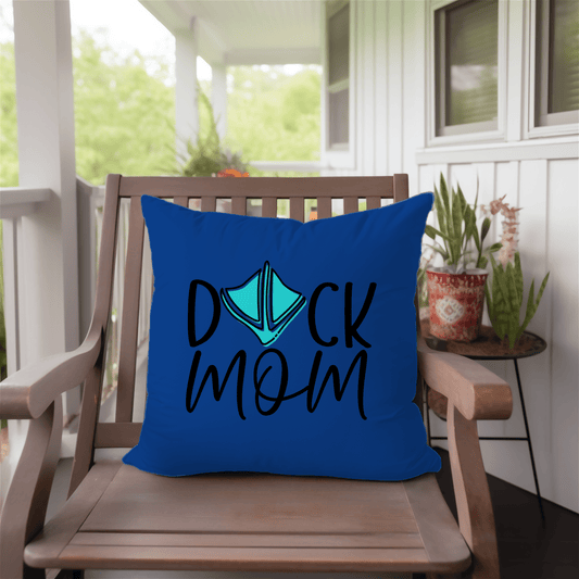 Home Decor Duck Mom Throw Pillow, Mom Gift,