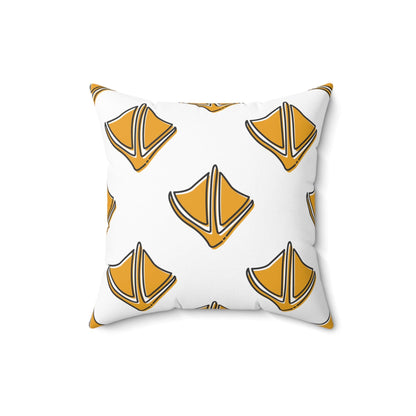 Home Decor 16" × 16" Duck Prints Pattern Throw Pillow