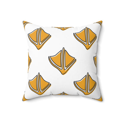 Home Decor 18" × 18" Duck Prints Pattern Throw Pillow