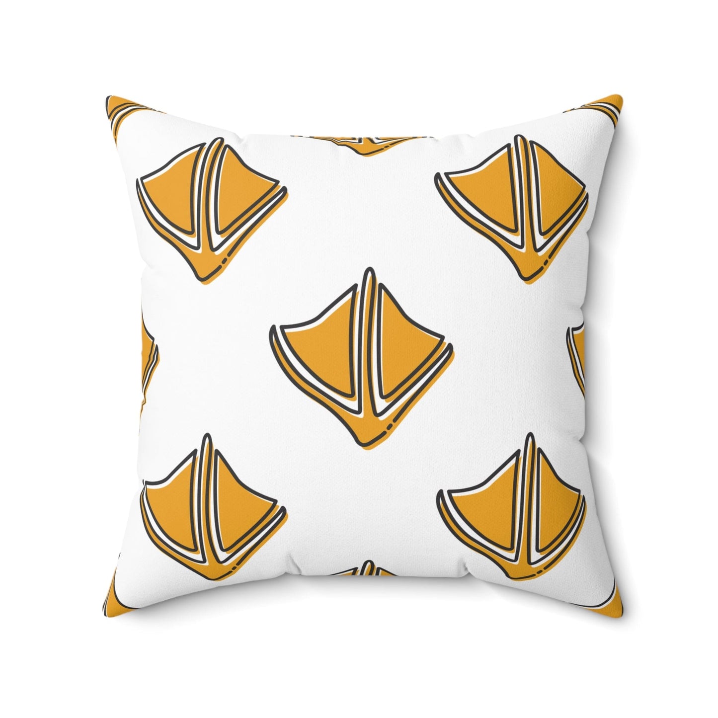 Home Decor 20" × 20" Duck Prints Pattern Throw Pillow